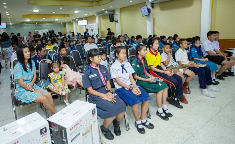 ชาร์ป ชูนวัตกรรม พลาสม่าคลัสเตอร์ ช่วยเหลือสังคม