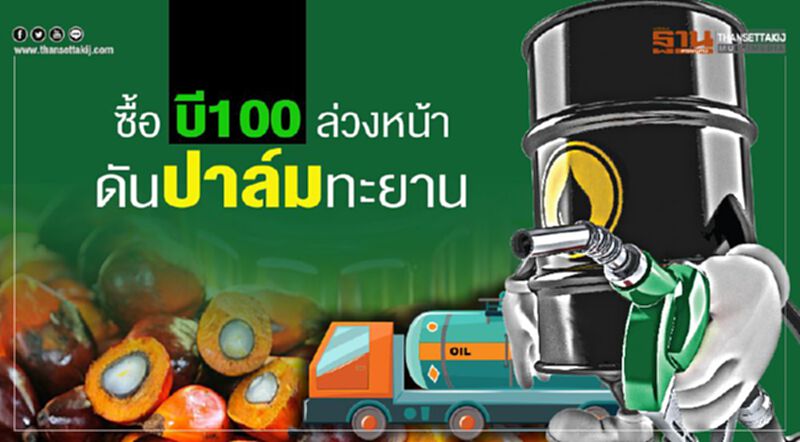 ซื้อบี100ล่วงหน้า ดันปาล์มทะยาน ซื้อบี100ล่วงหน้า ดันปาล์มทะยาน