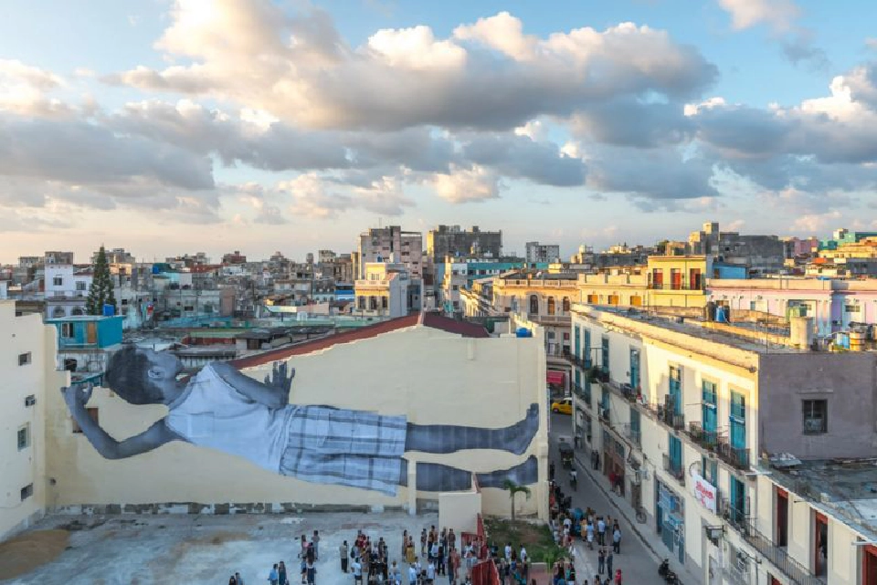 สตรีทอาร์ทในเมืองหลวงฮาวานา ประเทศคิวบา 