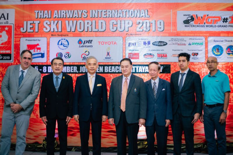 สุวัจน์ เปิดงาน THAI AIRWAYS INTERNATIONAL JET SKI  WORLD CUP 2019