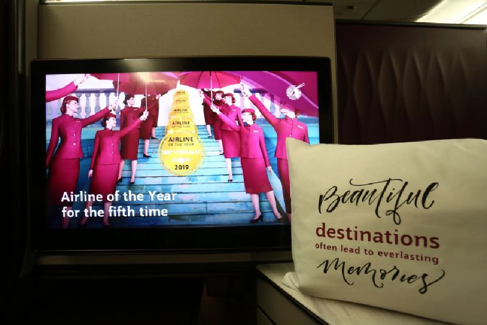     “คิวสวีท” กาตาร์ แอร์เวย์ส  ชั้นธุรกิจที่ดีที่สุดในโลก