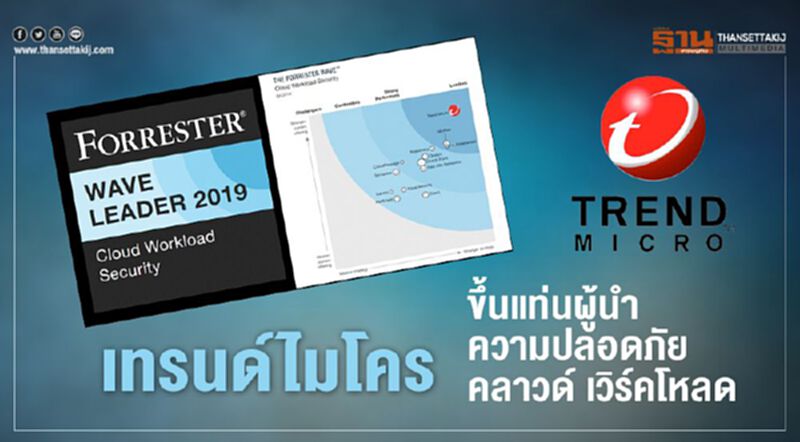 ‘เทรนด์ไมโคร’ ขึ้นแท่นผู้นำความปลอดภัยคลาวด์ เวิร์คโหลด ‘เทรนด์ไมโคร’ ขึ้นแท่นผู้นำความปลอดภัยคลาวด์ เวิร์คโหลด