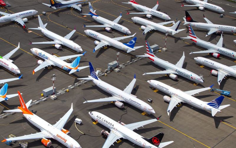 โบอิ้งระงับการผลิต 737 MAX  2 ใน 3 ขยาดไม่กล้าขึ้นเครื่อง