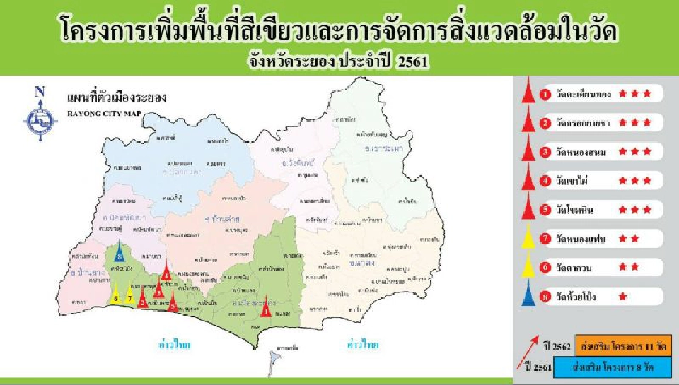 ยกระดับ8วัดสู่ต้นแบบวิถีชุมชนแหล่งท่องเที่ยวใหม่ระยอง