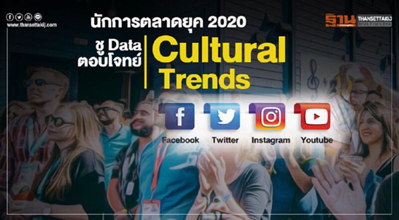 นักการตลาดยุค 2020 ชู Data ตอบโจทย์ Cultural Trends นักการตลาดยุค 2020 ชู Data ตอบโจทย์ Cultural Trends