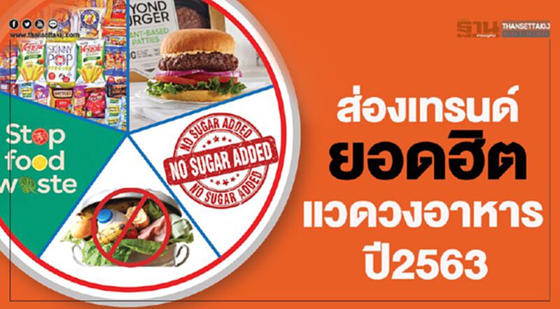 ส่องเทรนด์ยอดฮิต แวดวงอาหารปี2563 ส่องเทรนด์ยอดฮิต แวดวงอาหารปี2563