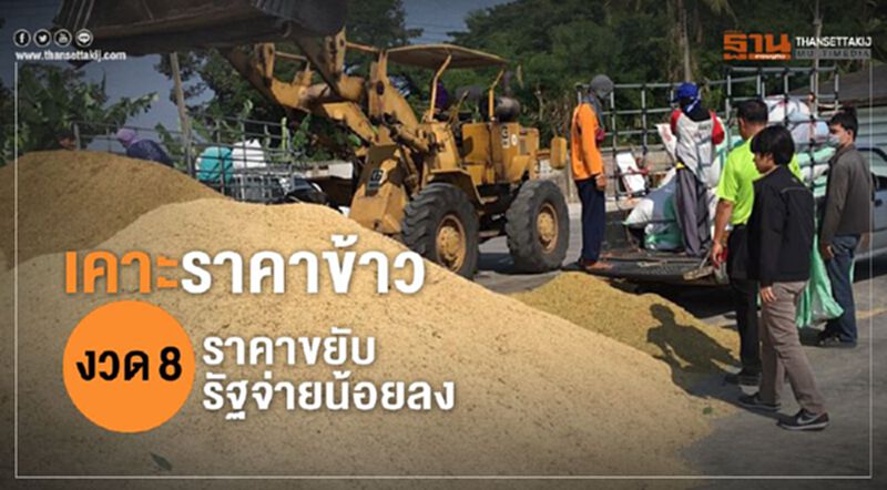 เคาะราคาข้าว งวด8 ราคาขยับรัฐจ่ายน้อยลง เคาะราคาข้าว งวด8 ราคาขยับรัฐจ่ายน้อยลง