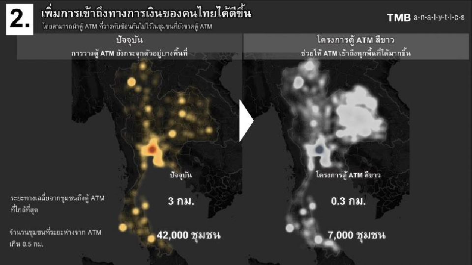 รู้ยัง ATM สีขาว ช่วยลดค่าธรรมเนียมโอนเงินปีละ 2.2 หมื่นล.  