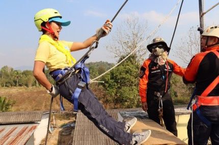 จิตอาสาเข้าฝึกเตรียมพร้อมรับภารกิจยามภัยพิบัติ