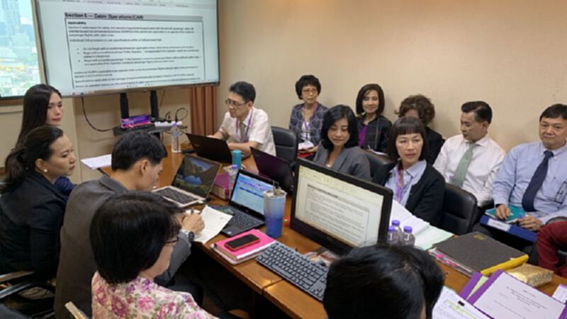 ฝ่ายบริการบนเครื่องบิน “เจ้าจำปี” มาตรฐานความปลอดภัยระดับโลก ฝ่ายบริการบนเครื่องบิน “เจ้าจำปี” มาตรฐานความปลอดภัยระดับโลก