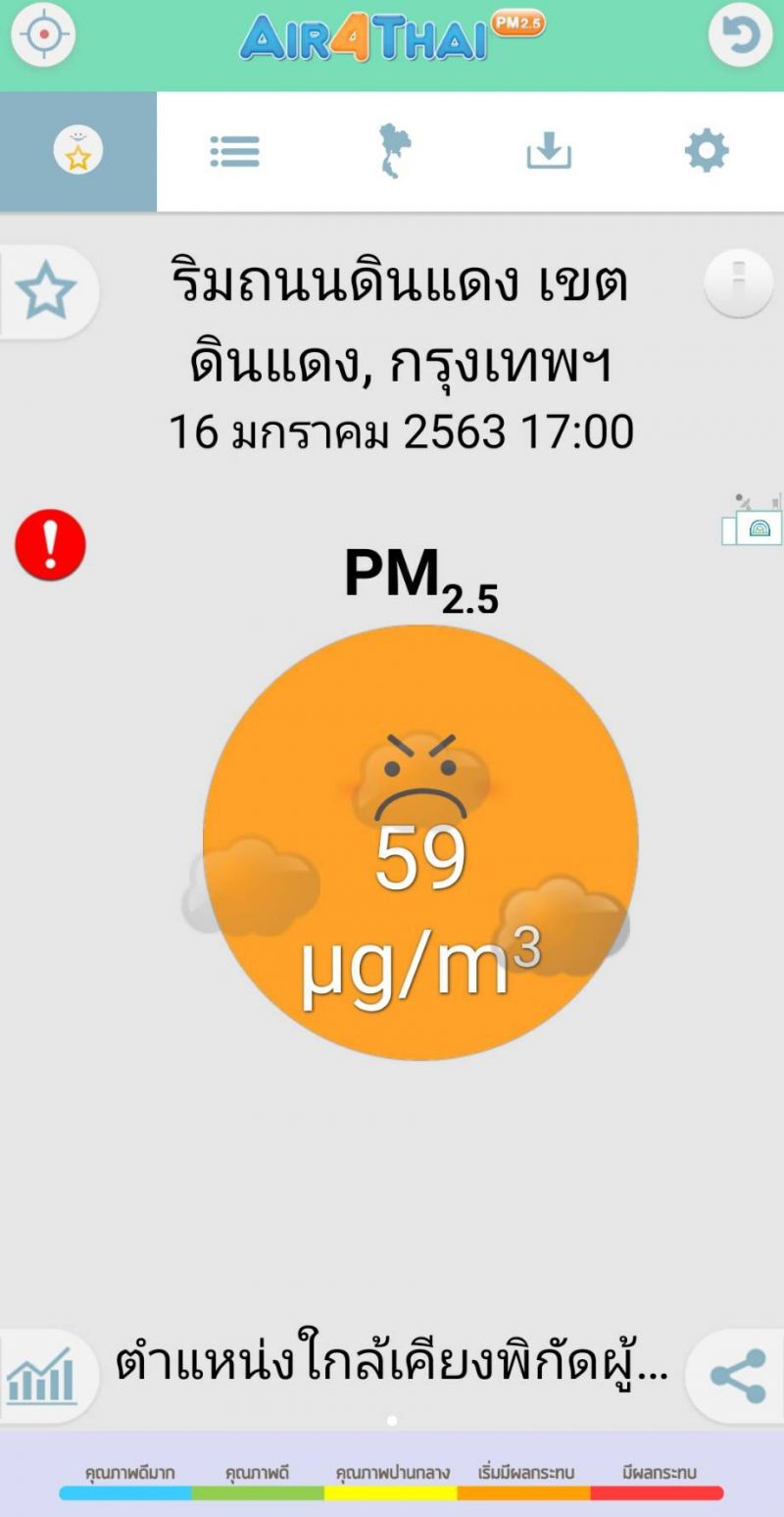 ฝุ่นพิษไม่ไปไหน คลุม8เขตกทม.ตลอดทั้งวัน