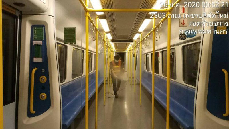 แอร์พอร์ต เรล ลิงก์ รับมือไวรัสโคโรนา