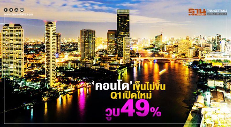 ‘คอนโด’เข็นไม่ขึ้น Q1เปิดใหม่วูบ49% ‘คอนโด’เข็นไม่ขึ้น Q1เปิดใหม่วูบ49%