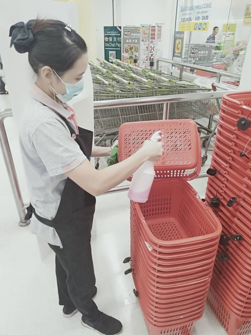 "บิ๊กซี"  คุมเข้มความสะอาด  รับมือไวรัสโคโรนา