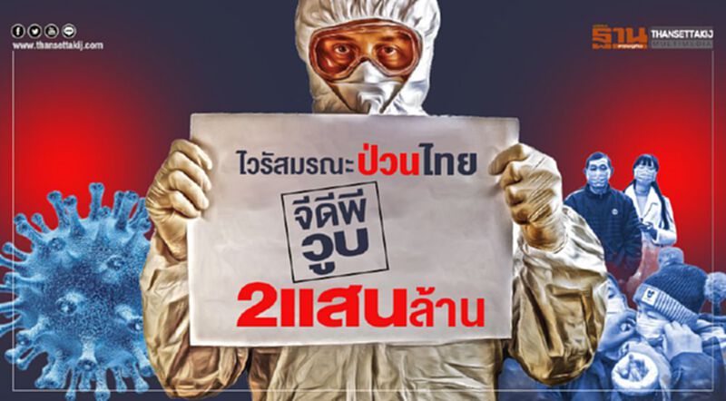 จีดีพีวูบ2แสนล. ไวรัสมรณะป่วนไทย จีดีพีวูบ2แสนล. ไวรัสมรณะป่วนไทย