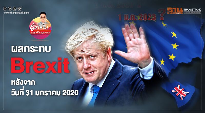 ผลกระทบ Brexit  หลังจากวันที่ 31 มกราคม 2020