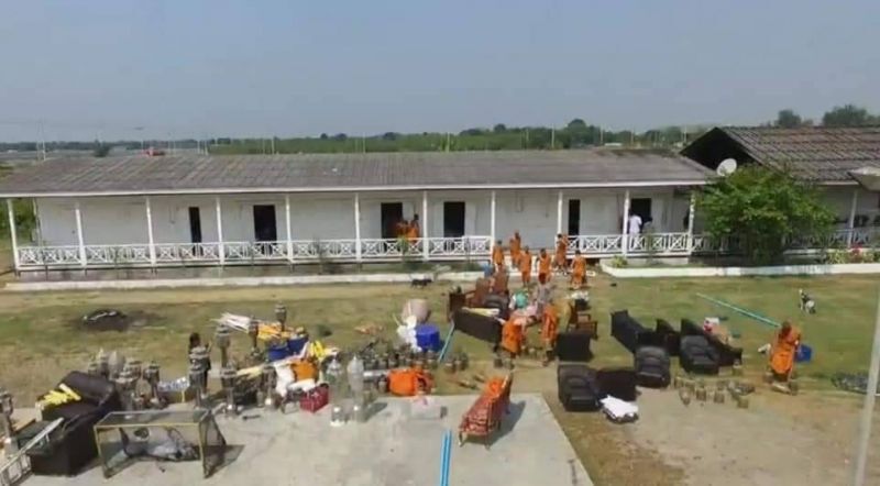 ไฟไหม้อาคารปฏิบัติธรรมก่อสร้างด้วยไม้เก่าอายุกว่า 60 ปี