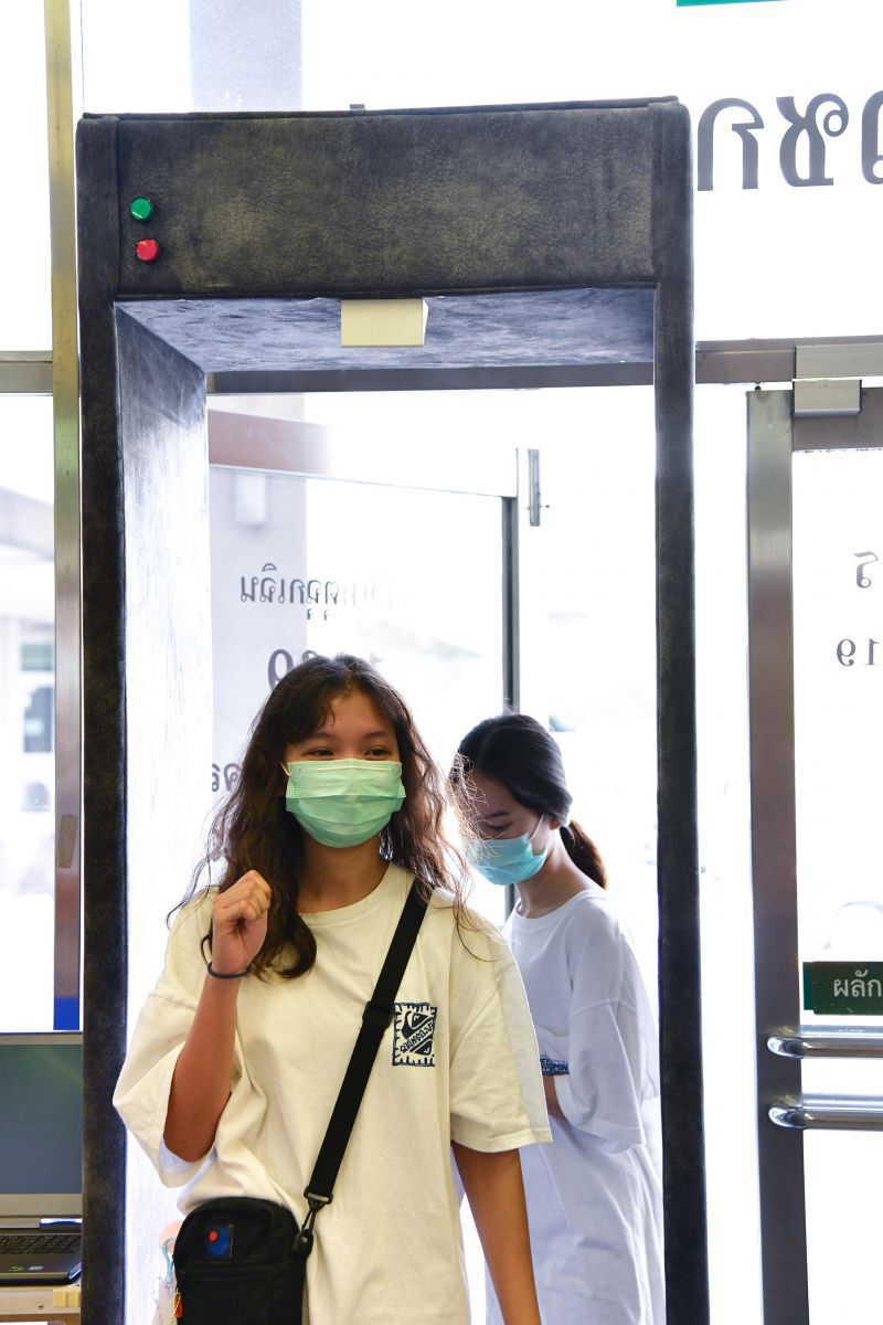สจล.โชว์ “ประตูสแกนอุณหภูมิ” สกัดโคโรนา