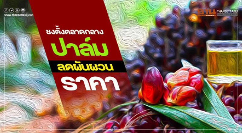 ชงตั้งตลาดกลาง ปาล์ม ลดผันผวนราคา พี.เค.มารีนจ่อเปิดรายแรก ชงตั้งตลาดกลาง ปาล์ม ลดผันผวนราคา พี.เค.มารีนจ่อเปิดรายแรก