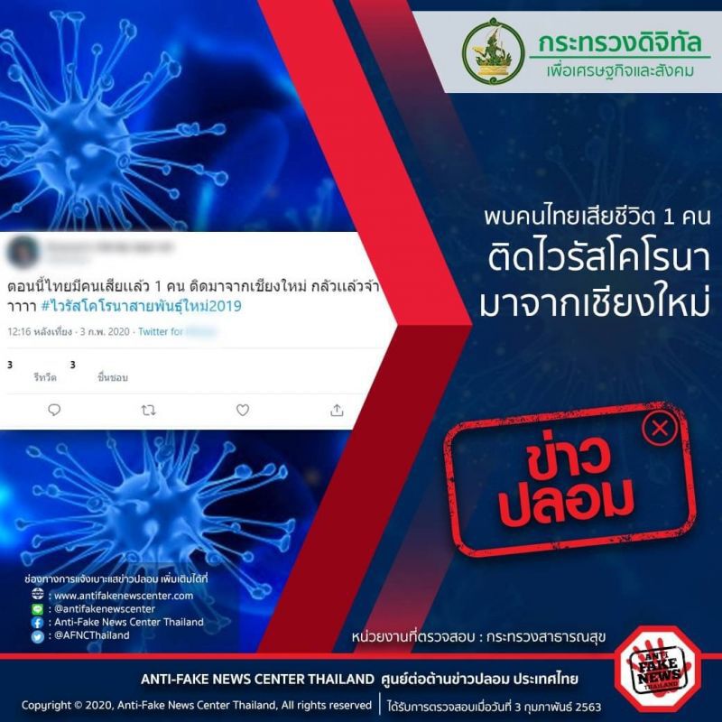 ไวรัส Fake News ป่วนโคโรนา