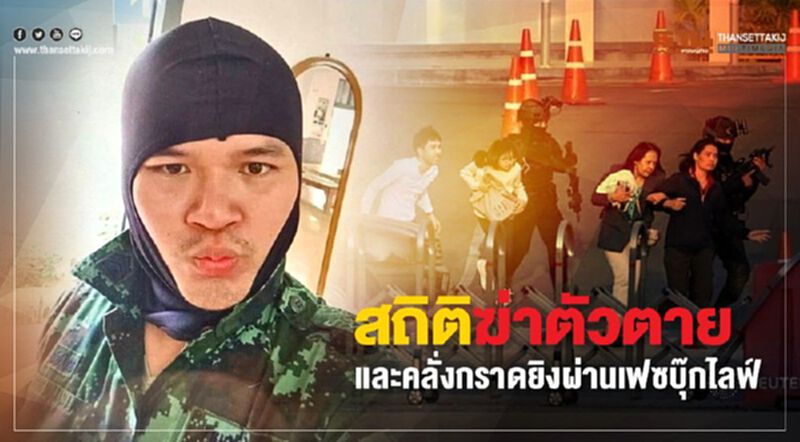 สถิติฆ่าตัวตายและคลั่งกราดยิงผ่านเฟซบุ๊กไลฟ์ สถิติฆ่าตัวตายและคลั่งกราดยิงผ่านเฟซบุ๊กไลฟ์