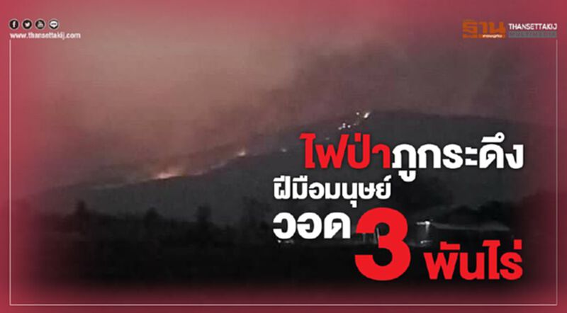 รมว.ทส.ชี้เหตุไฟป่าภูกระดึง ฝีมือมนุษย์ วอด 3 พันไร่ รมว.ทส.ชี้เหตุไฟป่าภูกระดึง ฝีมือมนุษย์ วอด 3 พันไร่