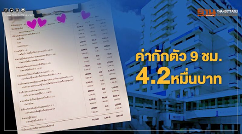 อึ้ง รพ.เอกชน กักตัว9ชม. หาเชื้อไวรัส จ่ายเกือบครึ่งแสน อึ้ง รพ.เอกชน กักตัว9ชม. หาเชื้อไวรัส จ่ายเกือบครึ่งแสน