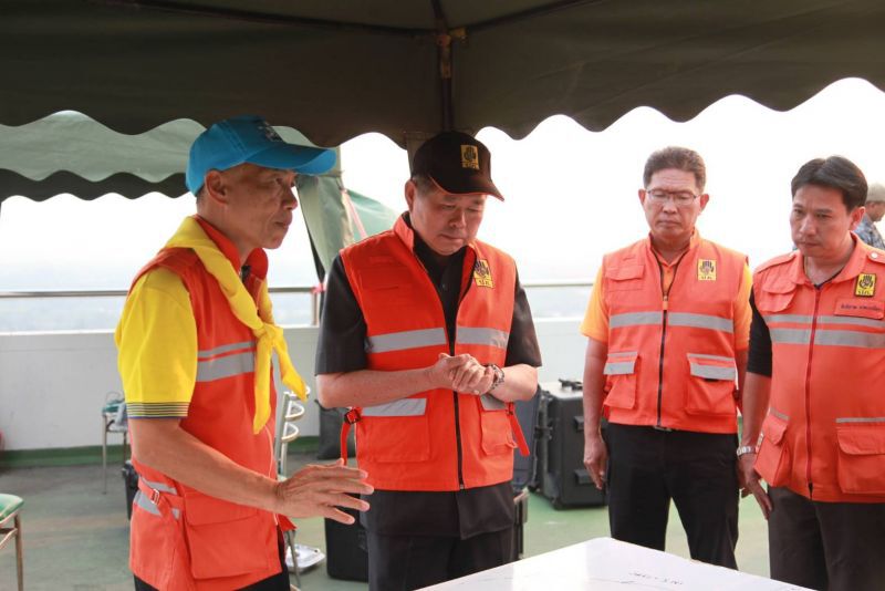 นิพนธ์ ลงพท.ติดตามไฟไหม้ป่านครนายก สั่งเตรียมพร้อม 24 ชม. 