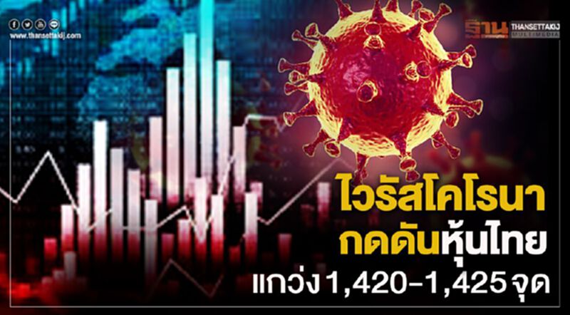 ไวรัสโคโรนากดดันหุ้นไทยแกว่ง 1,420 - 1,425 จุด ไวรัสโคโรนากดดันหุ้นไทยแกว่ง 1,420 - 1,425 จุด