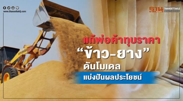 แก้พ่อค้าทุบราคา “ข้าว-ยาง” ดันโมเดลแบ่งปันผลประโยชน์ แก้พ่อค้าทุบราคา “ข้าว-ยาง” ดันโมเดลแบ่งปันผลประโยชน์