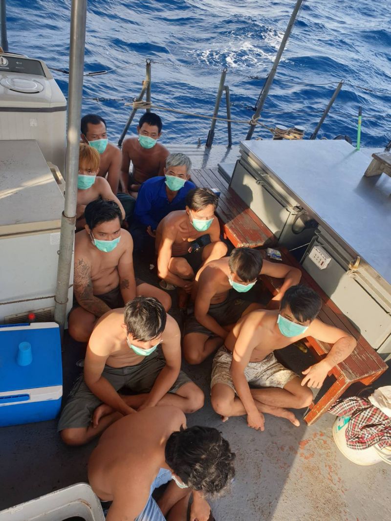จับเรือประมงเวียดนาม 6 ลำรุกน่านน้ำไทย