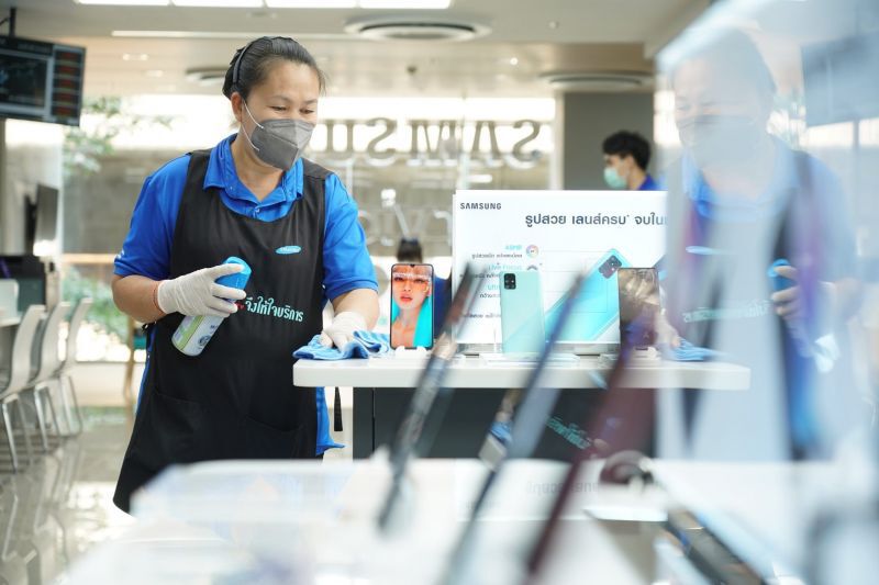 ซัมซุงออกมาตรการศูนย์บริการรับมือโคโรนา
