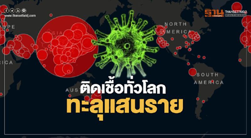 “โคโรนา”ป่วนโลก ติดเชื้อทะลุ 1 แสน ตาย 3.4 พัน “โคโรนา”ป่วนโลก ติดเชื้อทะลุ 1 แสน ตาย 3.4 พัน