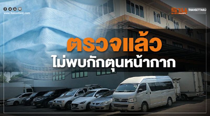 ตรวจแล้ว ไม่พบกักตุนหน้ากาก ตรวจแล้ว ไม่พบกักตุนหน้ากาก