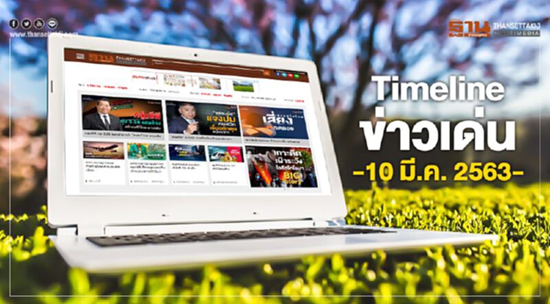 Timeline ข่าวเด่น 10 มีนาคม 63 จับตา แพ็กเกจแสนล้าน ฟื้นวิกฤติไวรัส Timeline ข่าวเด่น 10 มีนาคม 63 จับตา แพ็กเกจแสนล้าน ฟื้นวิกฤติไวรัส