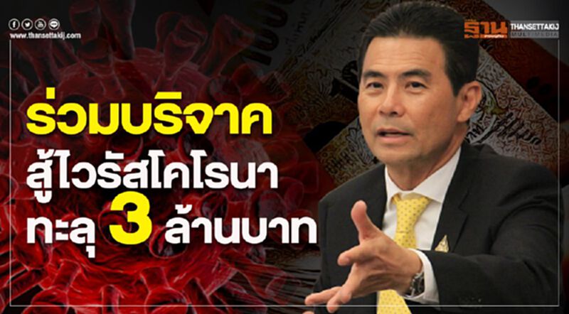 "เทวัญ"เผยร่วมบริจาคสู้ไวรัสโคโรนาทะลุ 3 ล้านบาท "เทวัญ"เผยร่วมบริจาคสู้ไวรัสโคโรนาทะลุ 3 ล้านบาท