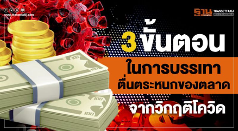 3 ขั้นตอนในการบรรเทาตื่นตระหนกของตลาด จากวิกฤติโควิด 3 ขั้นตอนในการบรรเทาตื่นตระหนกของตลาด จากวิกฤติโควิด