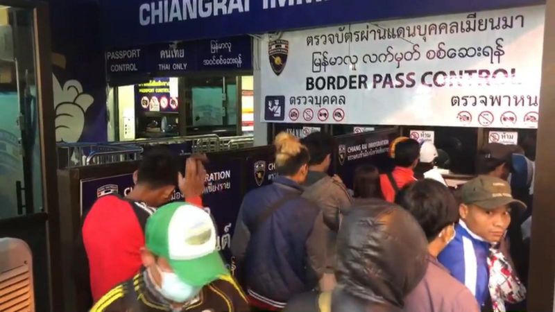 คนไทยในเมียนมาตื่นจะปิดด่าน23มี.ค.นี้ แห่กลับกว่า7พันคน