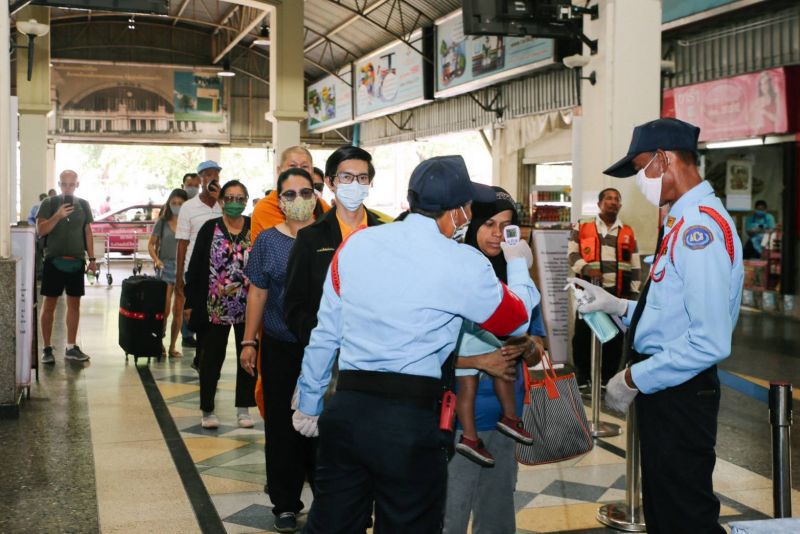 รฟท.คุมเข้มมาตรการรับมือโคโรนา
