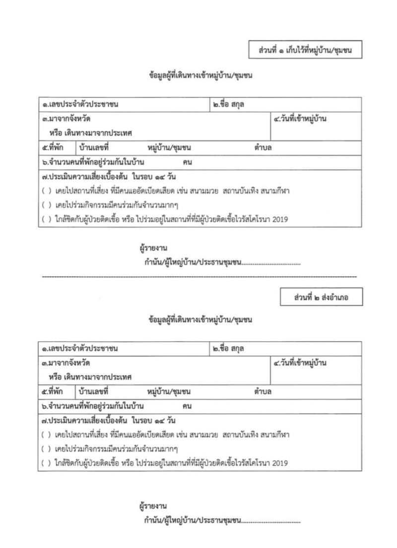 มท.สั่งทุกหมู่บ้านทั่วไทย ยกระดับสกัดโควิด-19