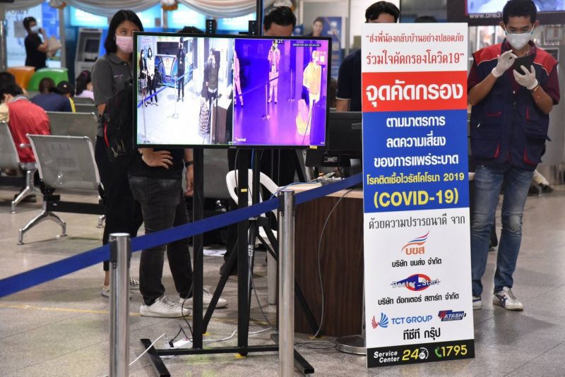 บขส.ตั้ง เครื่องวัดอุณหภูมิ ใหม่ สกัดโควิด