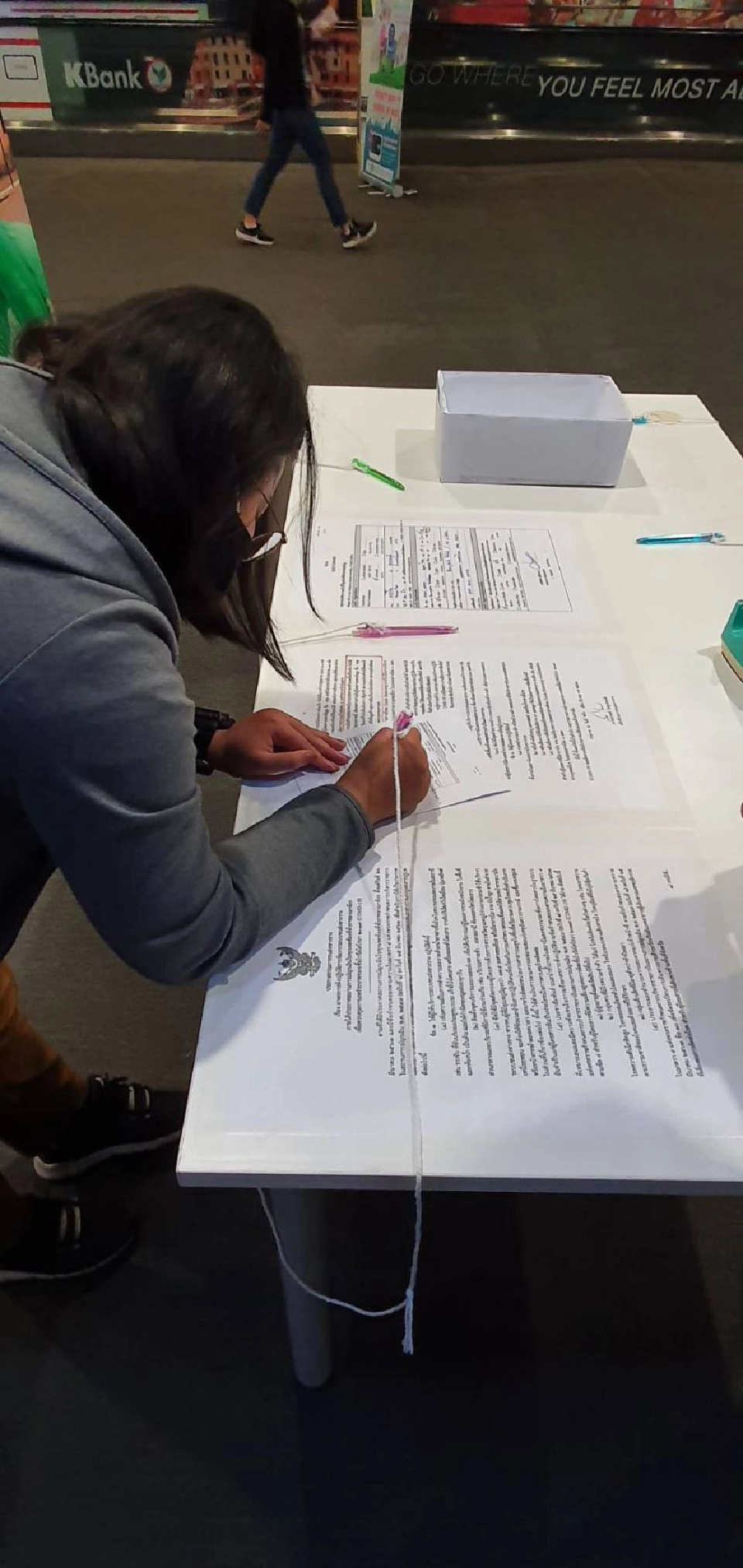 กรอกคำถามสุขภาพ หากนั่งแอร์พอร์ตลิงก์ ไปสุวรรณภูมิ 