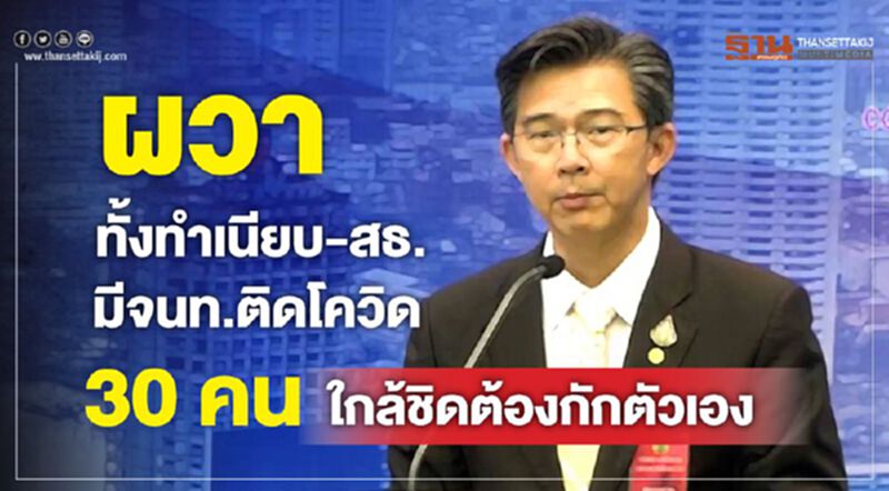 ผวาทั้งทำเนียบ-สธ. มีจนท.ติดโควิด 30คนใกล้ชิดต้องกักตัวเอง ผวาทั้งทำเนียบ-สธ. มีจนท.ติดโควิด 30คนใกล้ชิดต้องกักตัวเอง