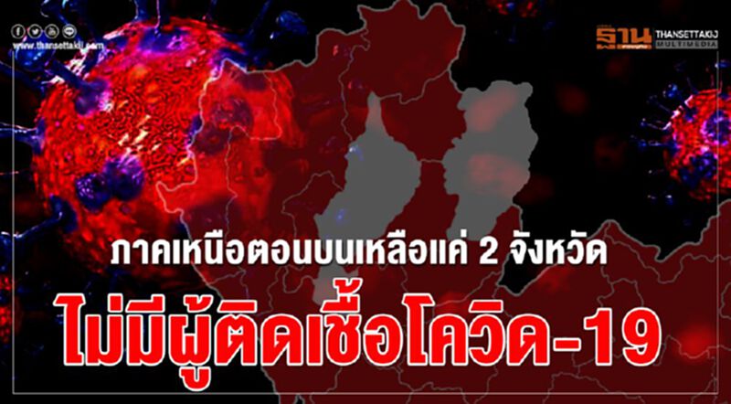 (แก้ไข) สธ.ชี้ภาคเหนือตอนบนเหลือแค่2จังหวัดไม่มีผู้ติดเชื้อโควิด (แก้ไข) สธ.ชี้ภาคเหนือตอนบนเหลือแค่2จังหวัดไม่มีผู้ติดเชื้อโควิด