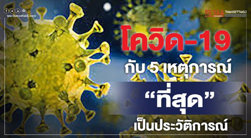 โควิด-19 กับ 5 เหตุการณ์ “ที่สุด” เป็นประวัติการณ์ โควิด-19 กับ 5 เหตุการณ์ “ที่สุด” เป็นประวัติการณ์
