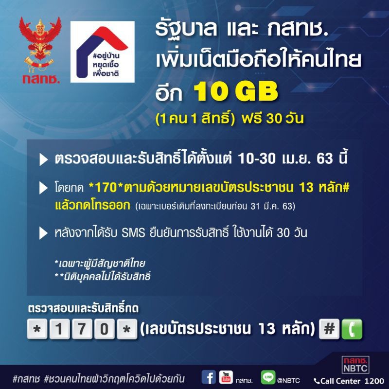 กสทช.ยิงโฆษณารับสิทธิ์เน็ตฟรี 10 กิ๊ก