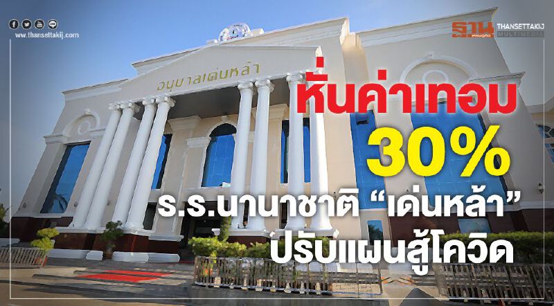 หั่นค่าเทอม 30%  ร.ร.นานาชาติ “เด่นหล้า”  ปรับแผนสู้โควิด 