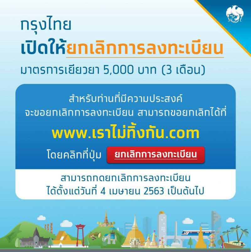 แก้ไข-ยกเลิกลงทะเบียนรับเงิน5พัน"เราไม่ทิ้งกัน"ได้แล้วพรุ่งนี้