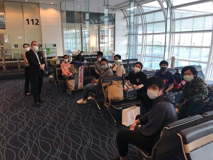 สถานทูตไทยดูแล คนไทยตกค้างที่สนามบินฮาเนดะ 