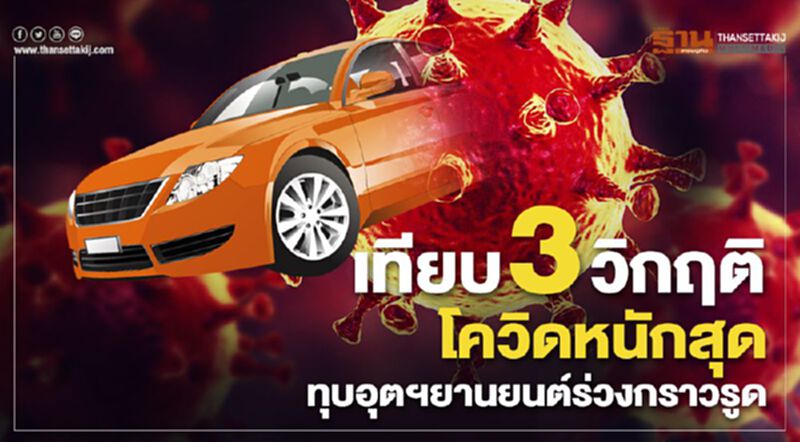 เทียบ 3 วิกฤติ โควิดหนักสุด ทุบอุตฯยานยนต์ร่วงกราวรูด เทียบ 3 วิกฤติ โควิดหนักสุด ทุบอุตฯยานยนต์ร่วงกราวรูด
